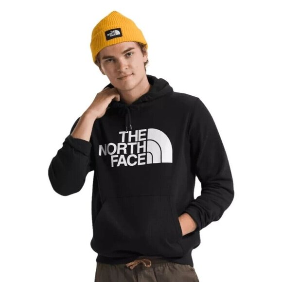 The North Face Men's Hoodie Long Sleeve Half Dome Logo Pullover Sweatshirt SZ S - Picture 1 of 11